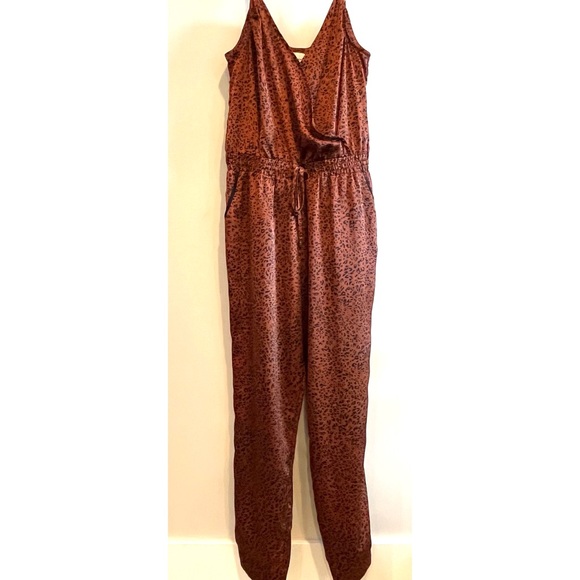 Heartloom Bronze Grant Cheetah Print Jumpsuit - Picture 1 of 12
